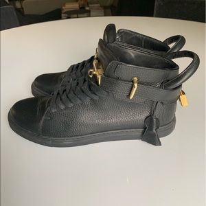 Buscemi 100mm High-top leather sneaker